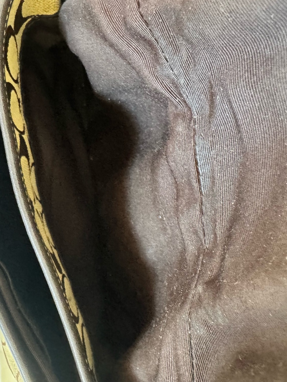 Y2K vintage Coach soho signature jacquard shoulder bag - Picture 5 of 15